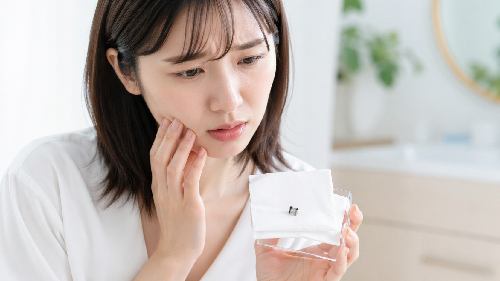 詰め物が取れた時の応急処置