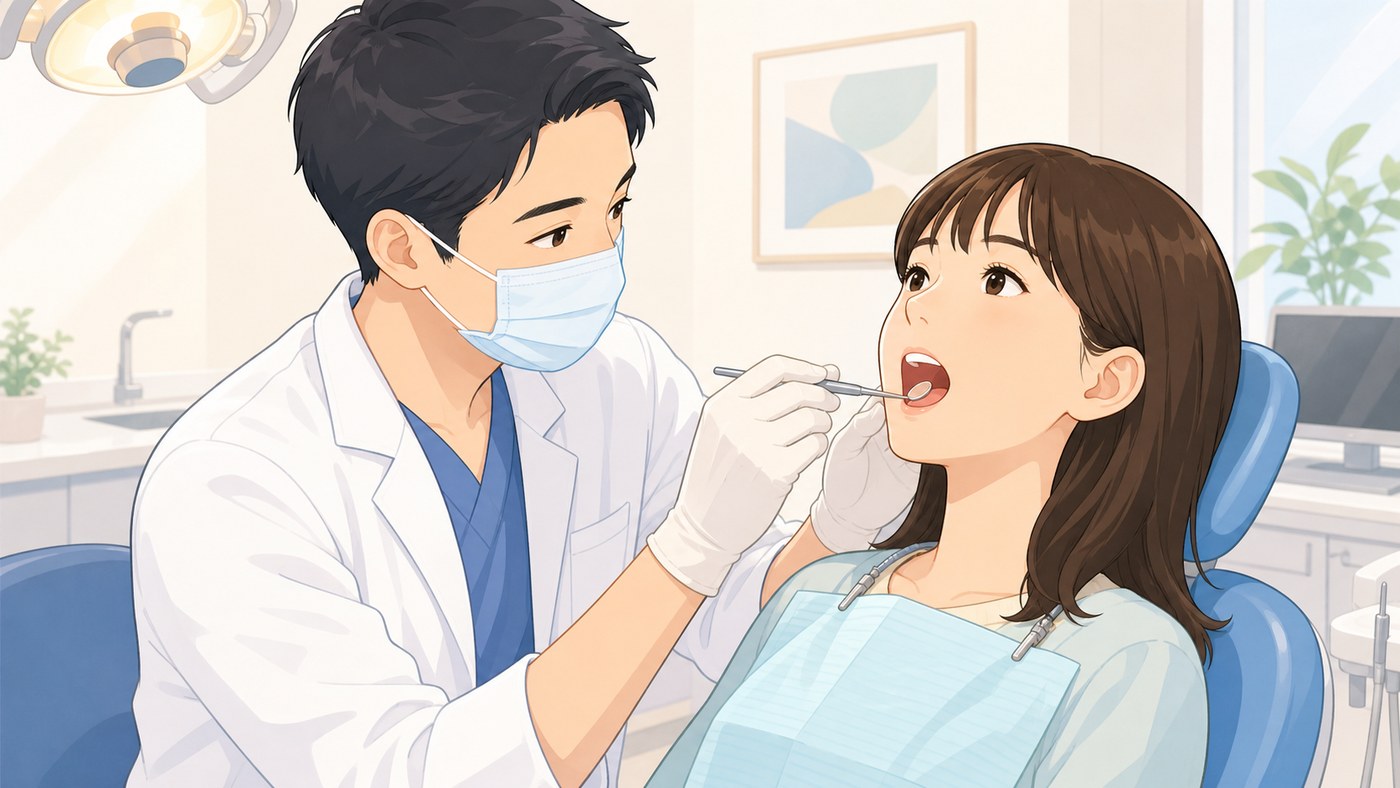 口内炎が治らないときは歯医者?原因と受診目安を解説 図解1